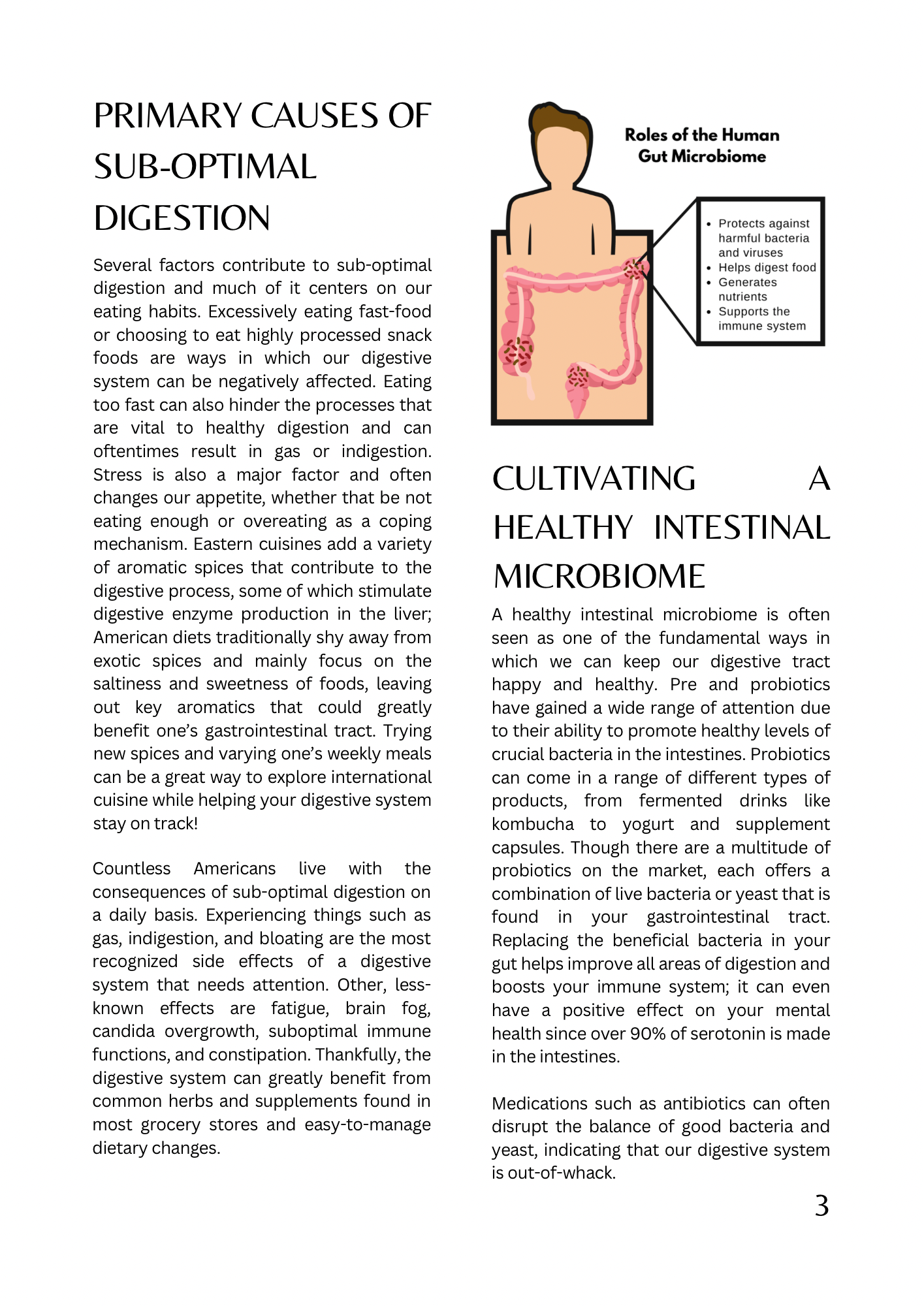 Digestive Health editorial, page 3